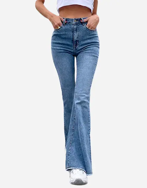 low rise flare jeans y2k