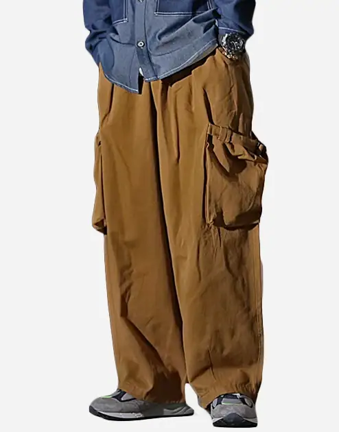 brown y2k cargo pants