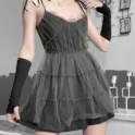 Y2K Black Mini Dress