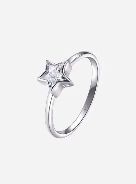 Y2K Star Ring