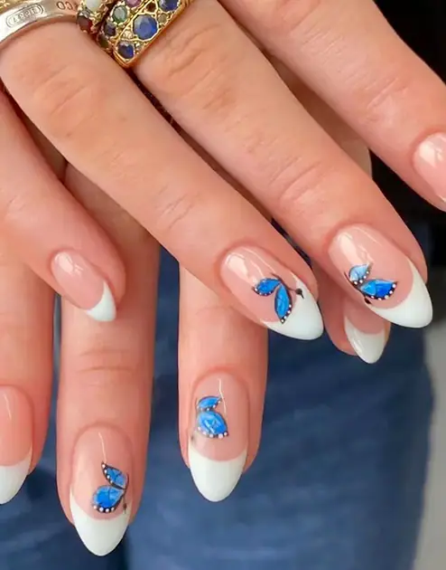 Y2K Butterfly Nails