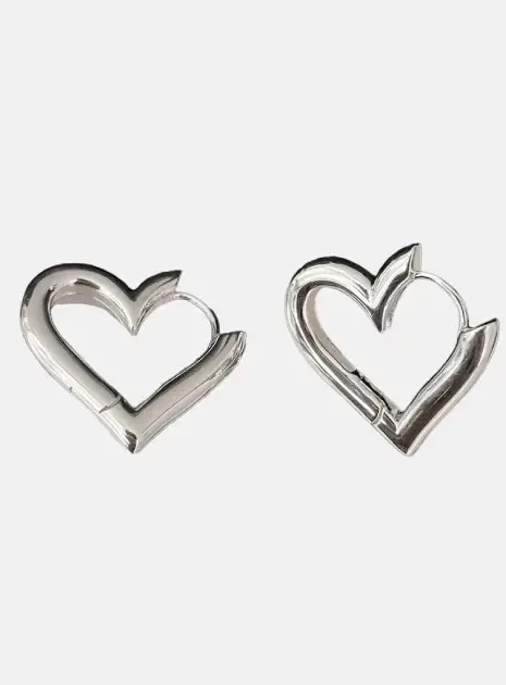 Silver Y2K Earrings