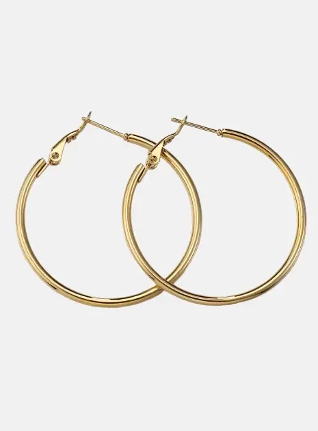 Y2K Gold Hoop Earrings