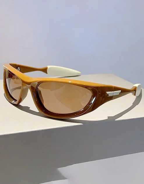 Brown Y2K Sunglasses