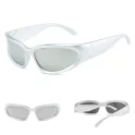 Y2K Glasses White