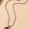 Y2K Skull Necklace
