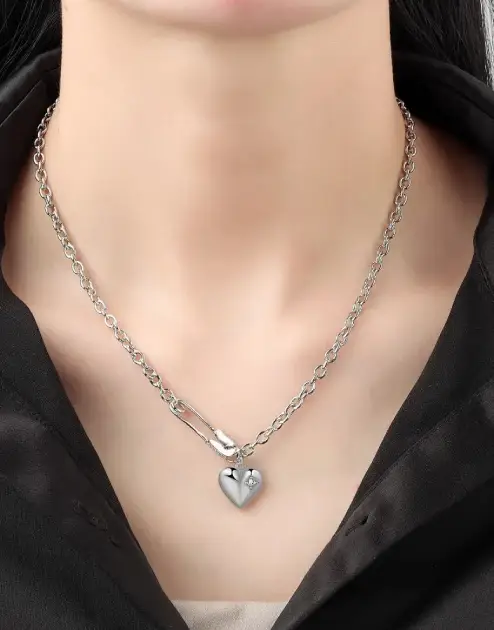 Y2K Silver Necklace