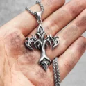 Y2K Gothic Cross Necklace