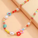 Y2K Flower Necklace