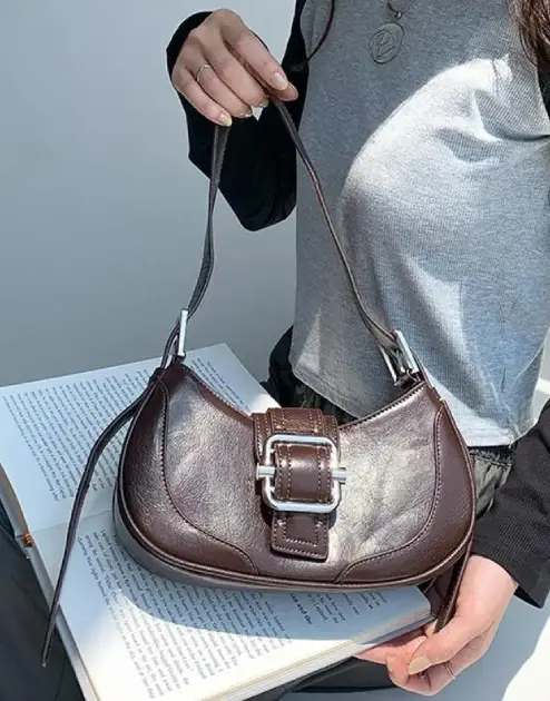 Y2K Leather Bag