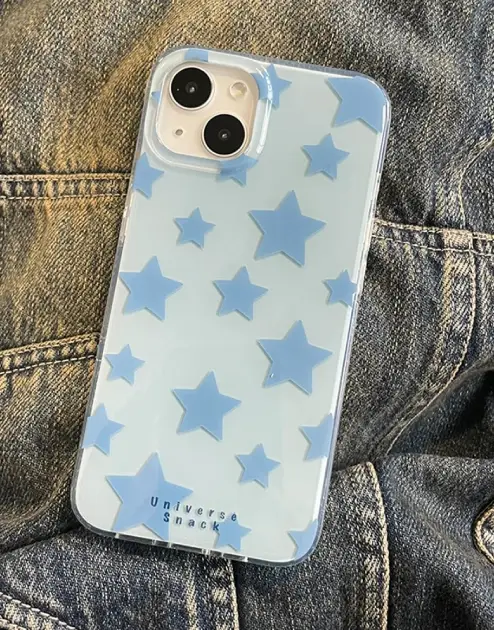 Blue Y2K Phone Case